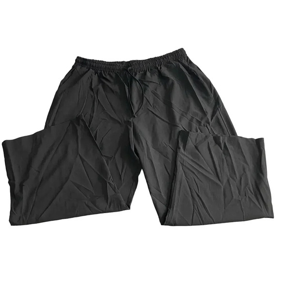 Womens Black Joggers 100% Polyester Capri Style Size 5xl - Picture 1 of 5